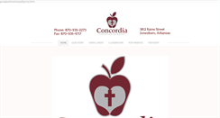 Desktop Screenshot of concordiachristianacademy.com